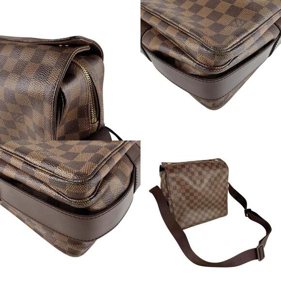 LOUIS VUITTON Brown Damier Leather Shoulder Bag - Picture 4 of 5